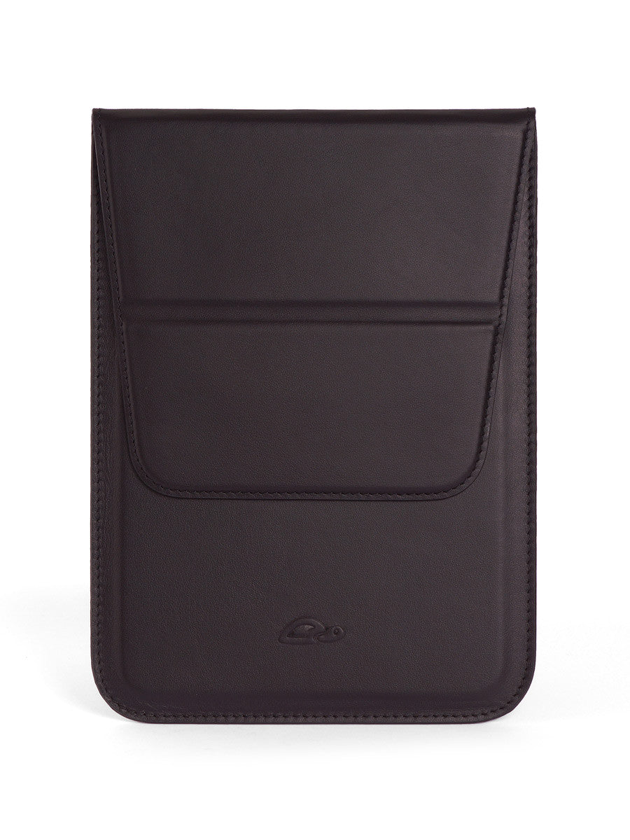 Leather Case with Stand Function for Samsung Galaxy Tab S2 8.0 - SIENA - Smooth Matt Black Leather-Carapaz
