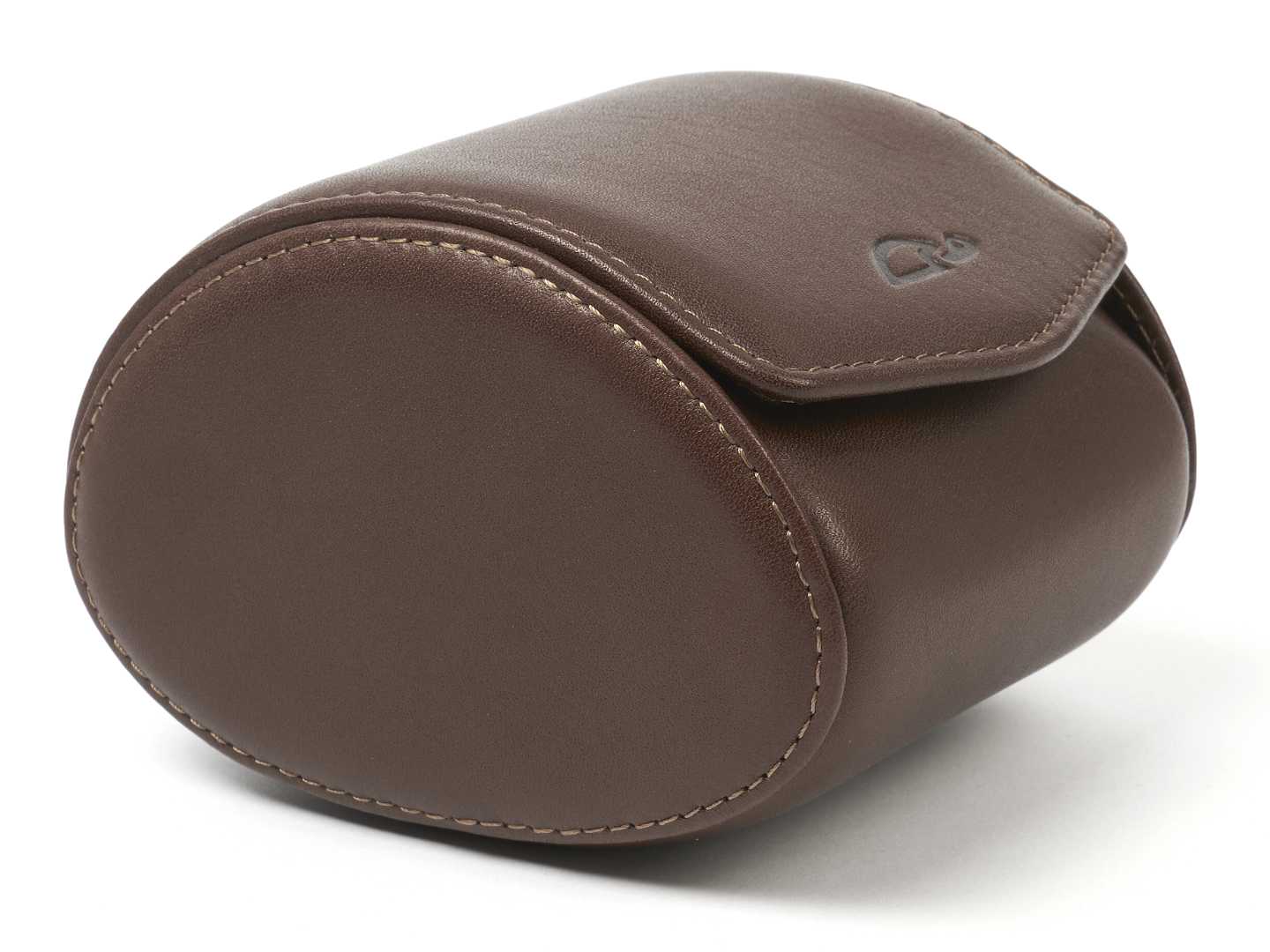 1-Watch-box-brown-leather-closed-left-side-Carapaz