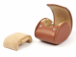 1-Watch-box-tan-leather-open-with-watch-cushion-Carapaz