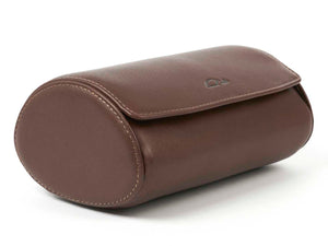 2-Watch-box-brown-leather-closed-left-side-Carapaz
