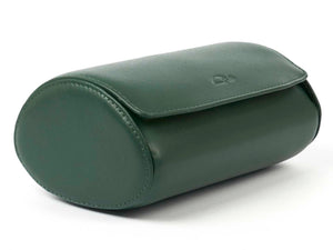 2-Watch-box-green-leather-closed-left-side-Carapaz