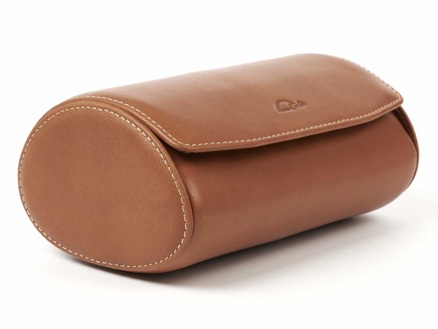 2-Watch-box-tan-leather-closed-left-Carapaz