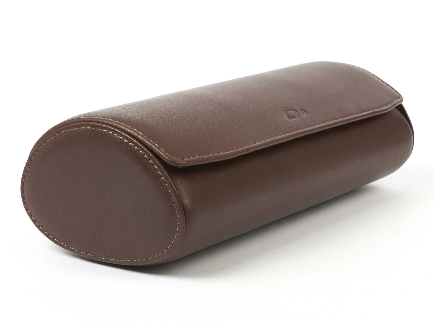 3-Watch-roll-brown-leather-closed-left-side-Carapaz