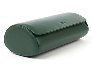 3-Watch-roll-green-leather-closed-left-side-Carapaz