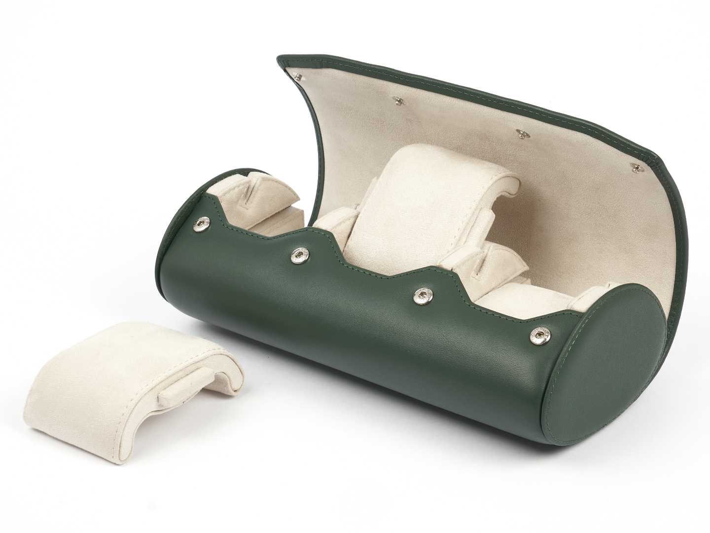 3-Watch-roll-green-leather-open-front-right-side-Carapaz
