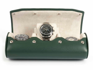 3-Watch-roll-green-leather-open-front-with-watches-Carapaz