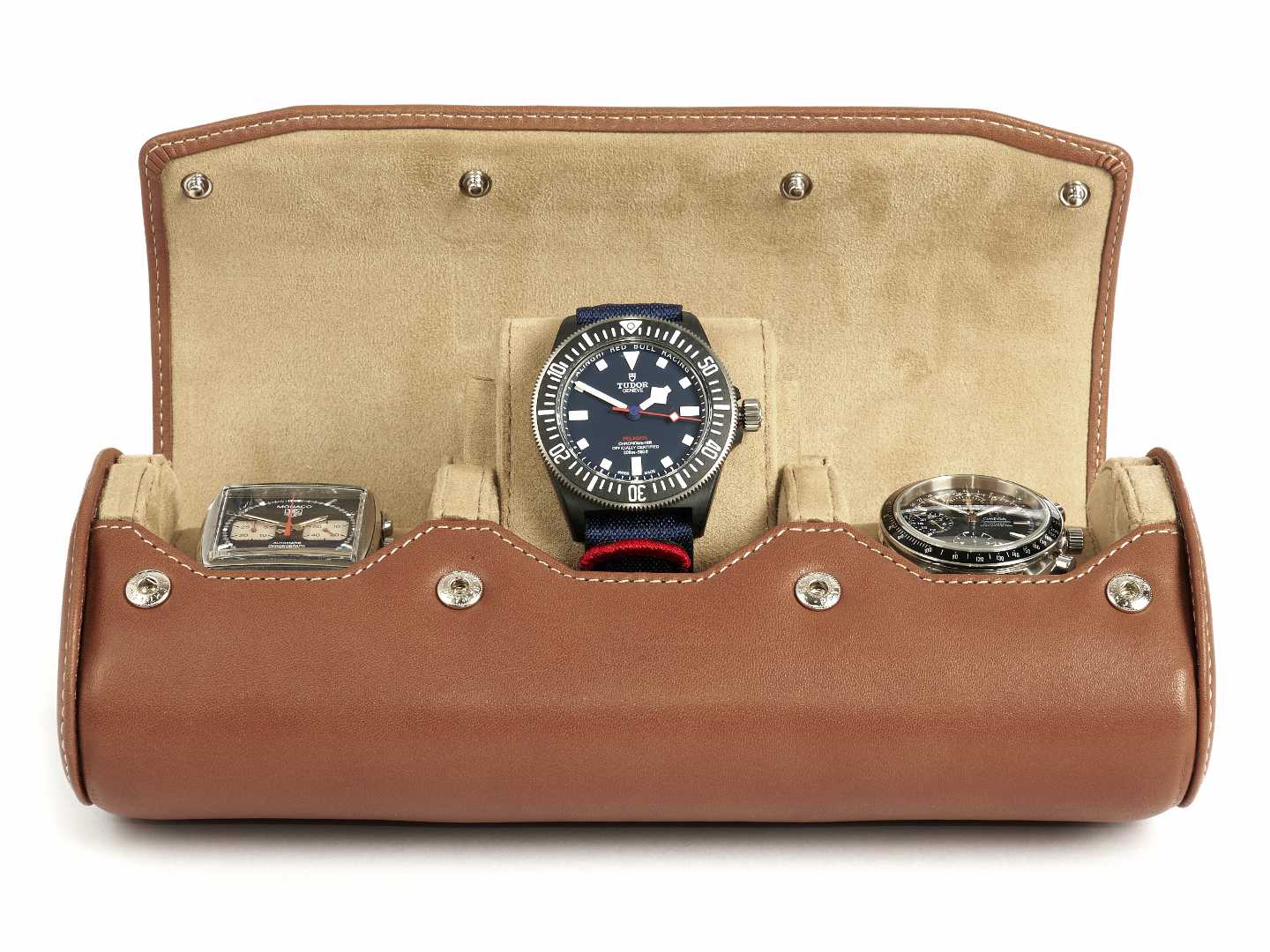 3-Watch-roll-tan-leather-open-front-with-watches-Carapaz