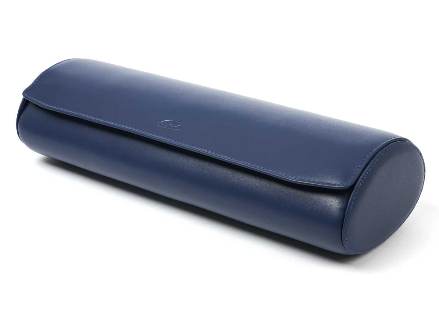 4-Watch-roll-blue-leather-open-left-side-with-watches-Carapaz