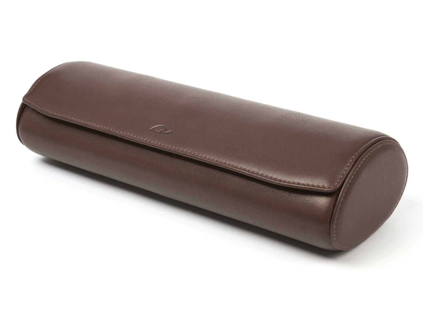 4-Watch-roll-brown-leather-open-left-side-with-watches-Carapaz