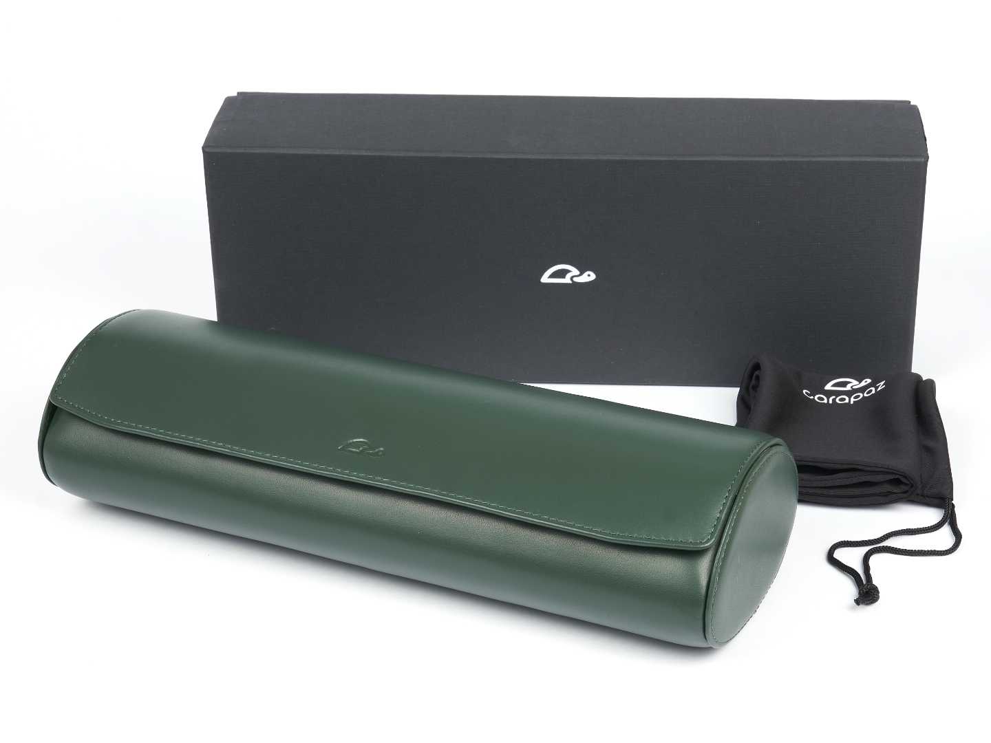 4-Watch-roll-green-leather-with-packaging-Carapaz