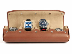 4-Watch-roll-tan-leather-open-front-with-watches-Carapaz