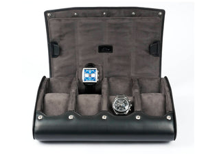 8-Watch-storage-box-black-leather-open-front-with-watches-Carapaz