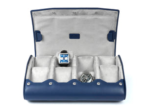 8-Watch-storage-box-blue-leather-open-front-with-watches-Carapaz