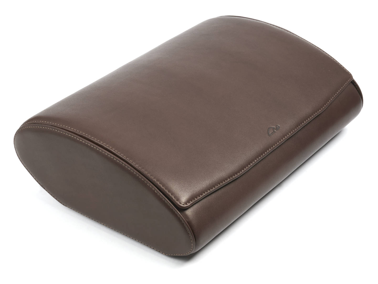 8-Watch-storage-box-brown-leather-closed-top-left-side-Carapaz