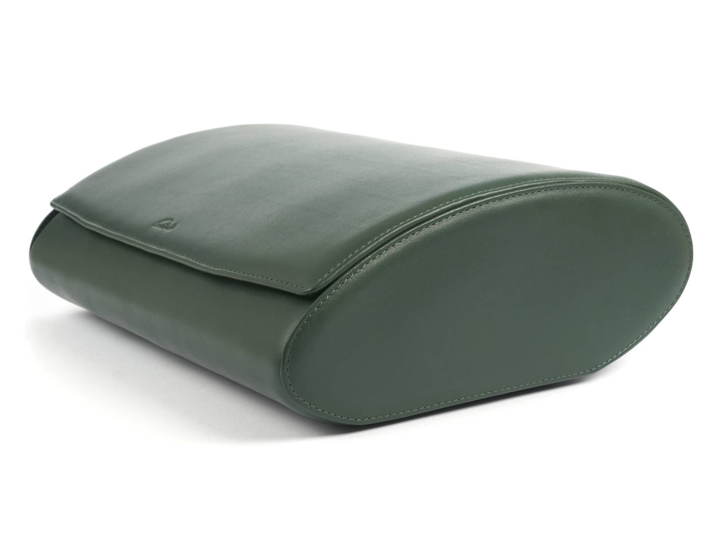 8-Watch-storage-box-green-leather-open-left-side-with-watches-Carapaz