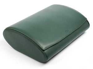 8-Watch-storage-box-green-leather-closed-top-left-side-Carapaz