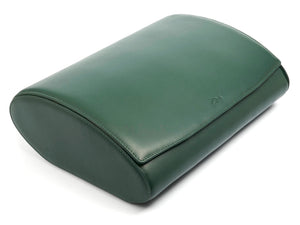 8-Watch-storage-box-green-leather-closed-top-left-side-Carapaz
