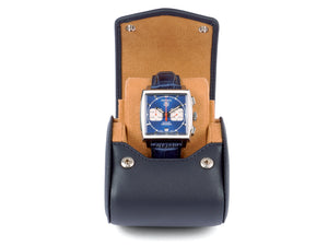 1_Watch_Box_Navy_Blue_Leather_open_front_Carapaz