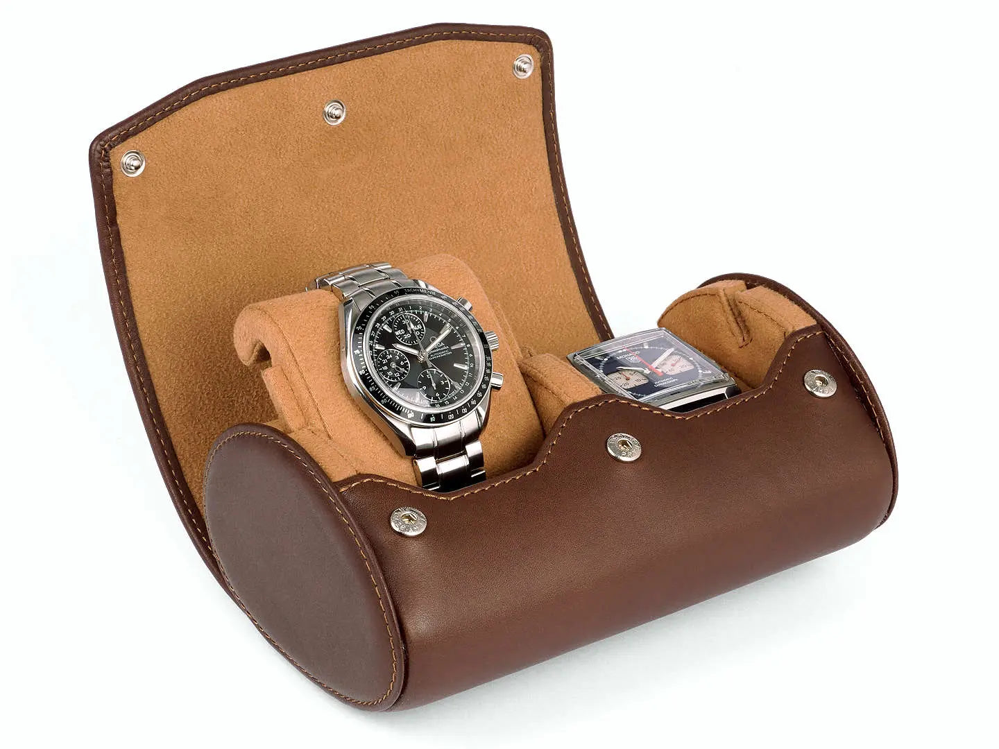 Travel_Watch_Roll_Dark_Brown_Leather_2_Watches_Carapaz