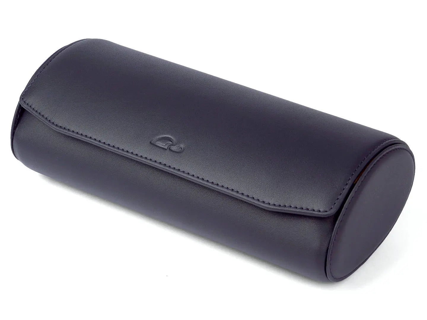 3_Watch_Travel_Watch_Roll_Navy_Blue_Leather_open_2_Carapaz