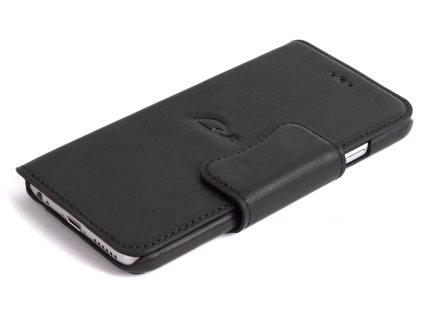 Black iPhone 6 leather case - Carapaz