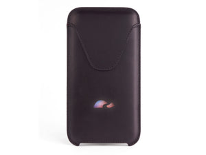 iPhone 6 / 7 / 8 Plus Leather sleeve case black - Carapaz