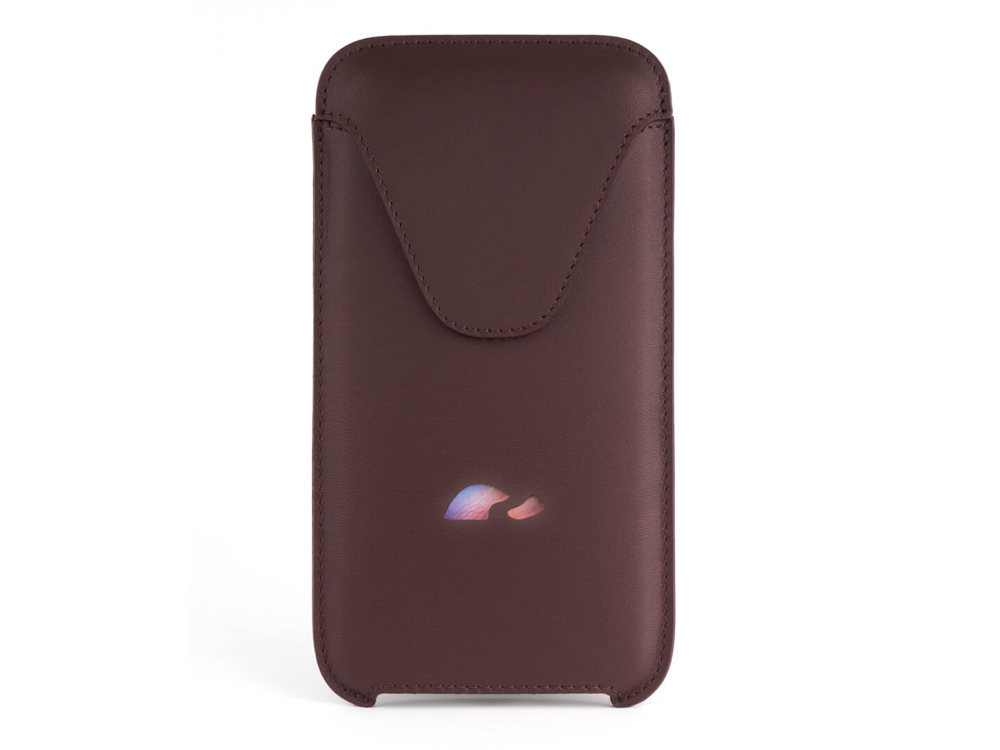 iPhone 6 / 7 / 8 / Plus Sleeve Case Leather slim - brown - Carapaz