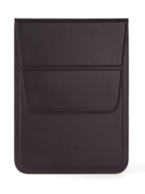 Leather Case with Stand Function for Samsung Galaxy Tab S2 9.7 - SIENA - Smooth Matt Black Leather-Carapaz