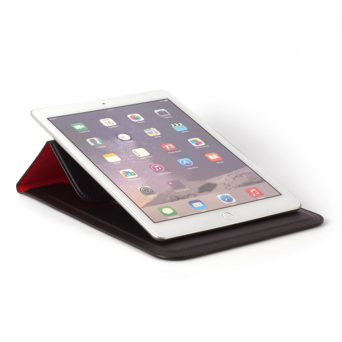 Leather Case with Stand Function for iPad Air/Pro 9.7 - Matt Black