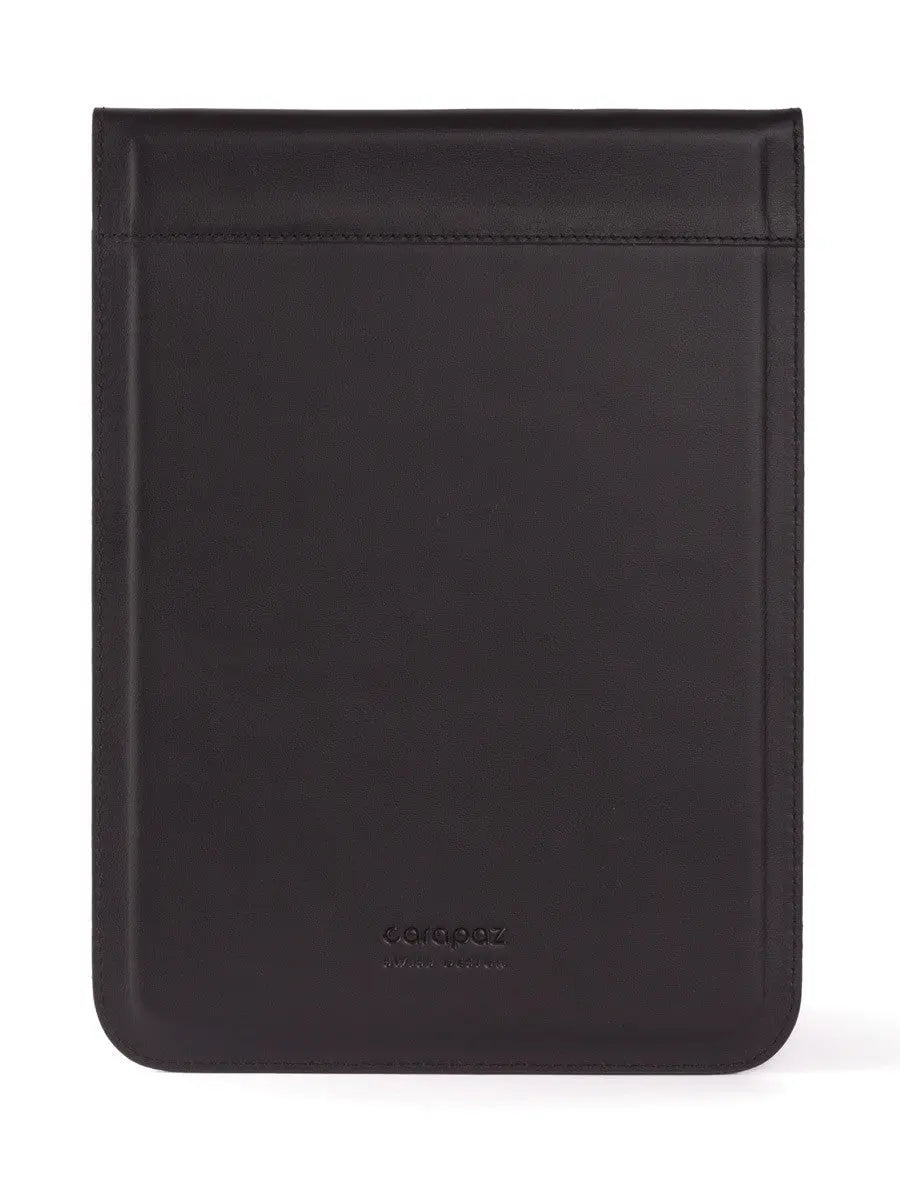 Leather Case with Stand Function for Samsung Galaxy Tab S2 9.7 - SIENA - Smooth Matt Black Leather-Carapaz