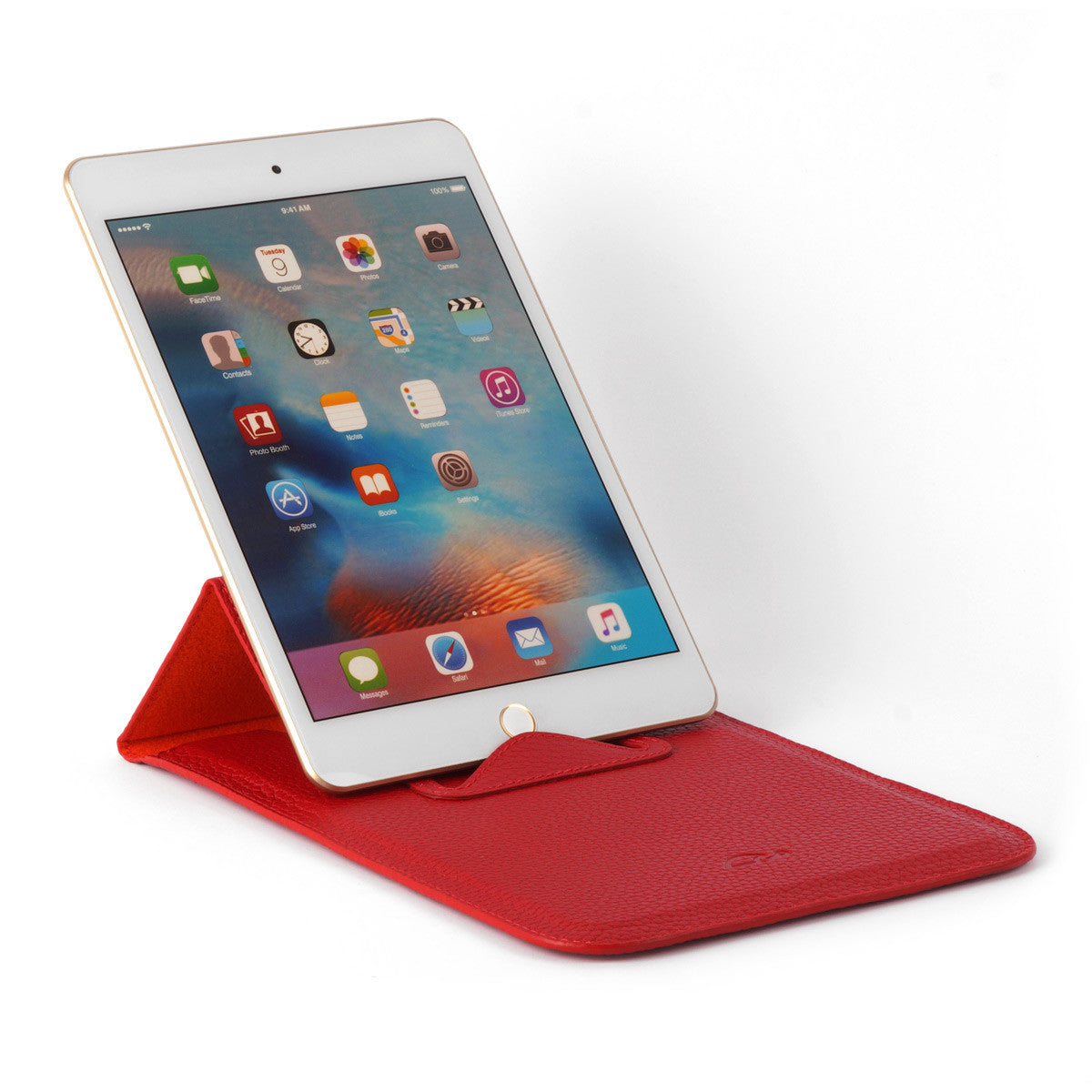 Leather Case with Stand Function for iPad Mini - SIENA - Grained Leather-Carapaz