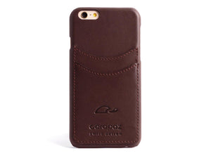 Slim case iPhone 6 leather brown - Carpaz