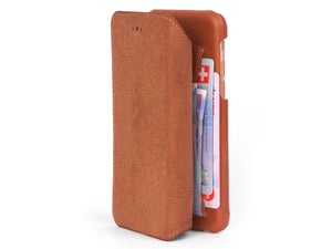iPhone 6 wallet case leather natural cards stand - Carapaz Paris
