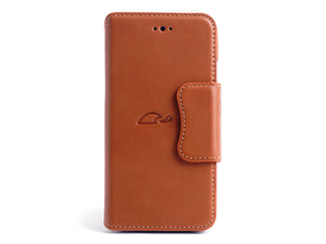iPhone 6 leather wallet case - cards - stand - Carapaz