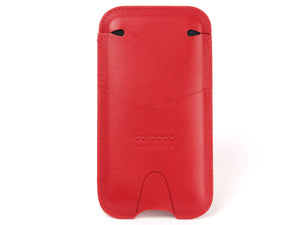 Leather Pouch For iPhone X / Xs / 11 Pro - RED
